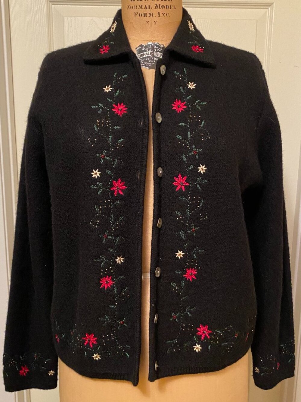 Black wool Jacket, PXL